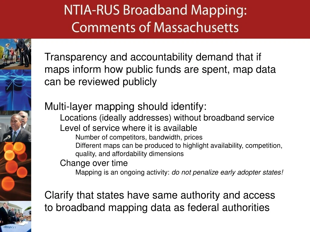 transparency and accountability demand that