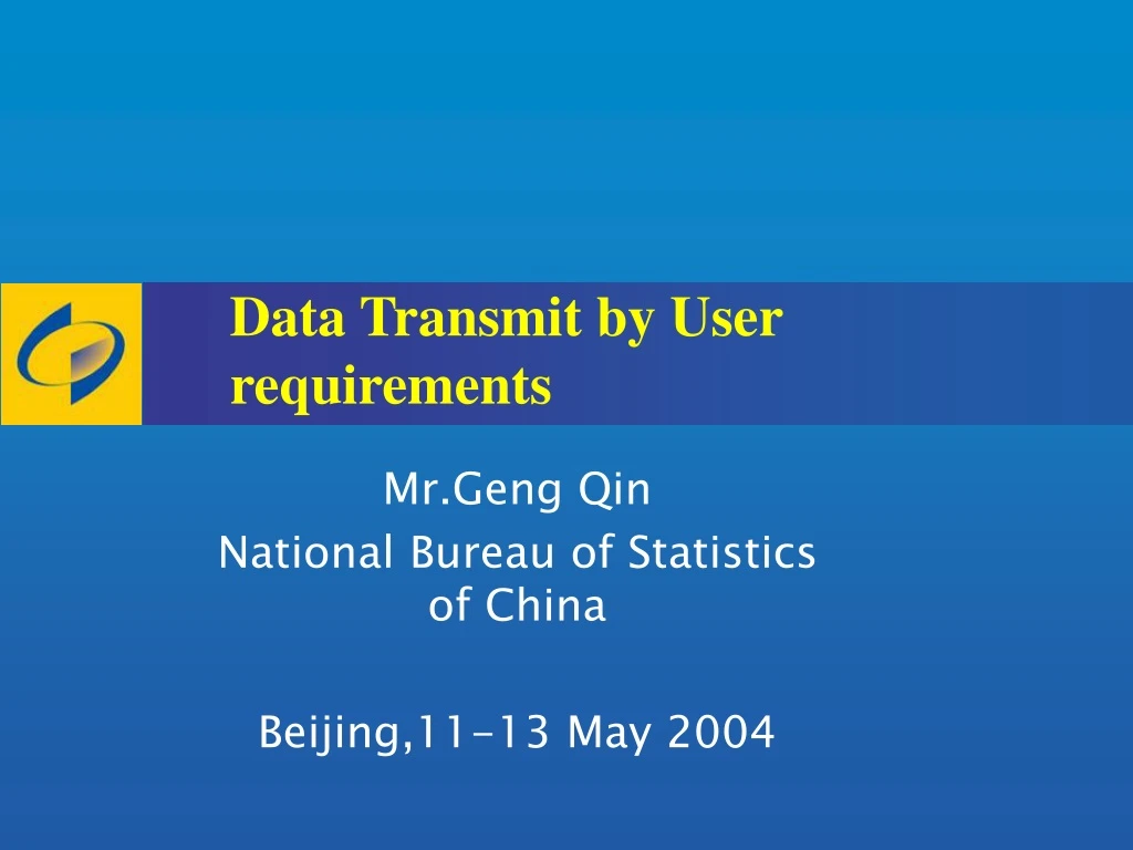data transmit by user requirements