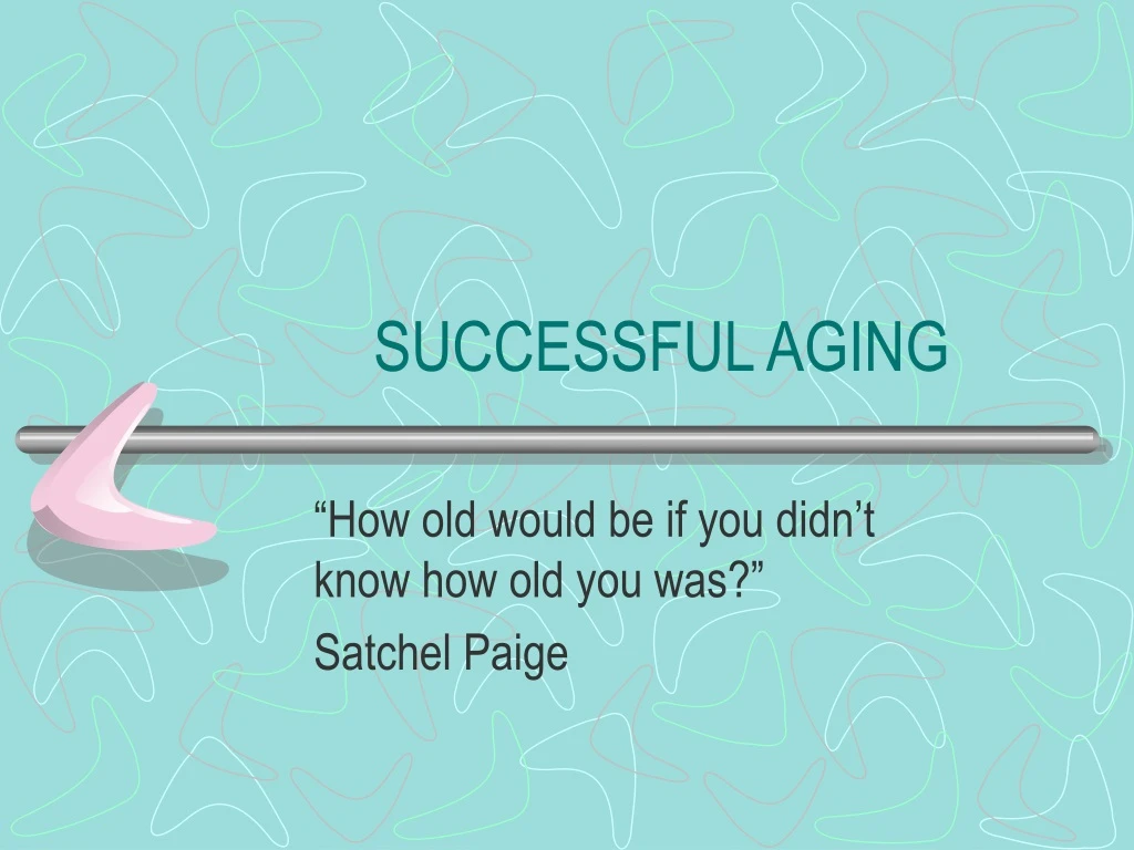 successful aging