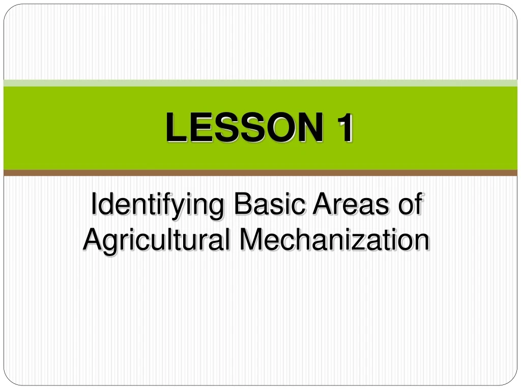 lesson 1