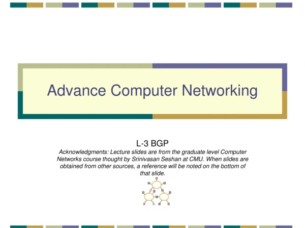 Advance Computer Networking