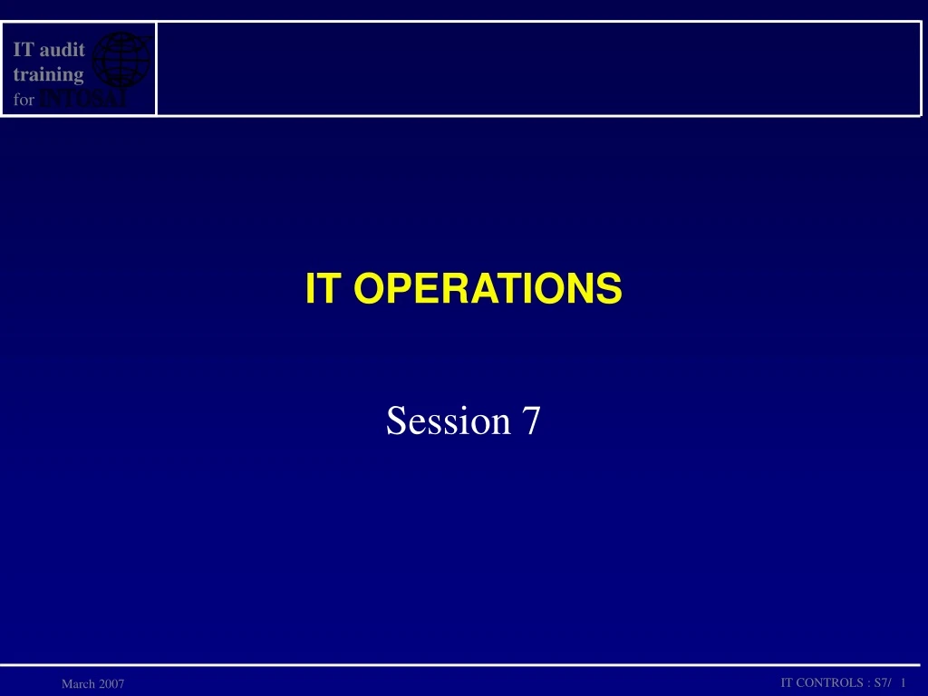 it operations