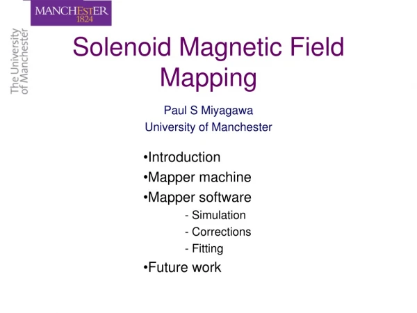 Solenoid Magnetic Field Mapping