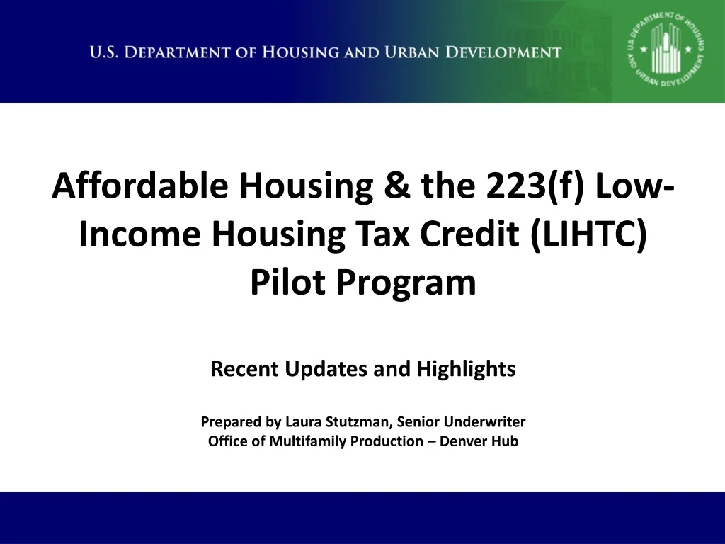 affordable housing the 223 f low income housing