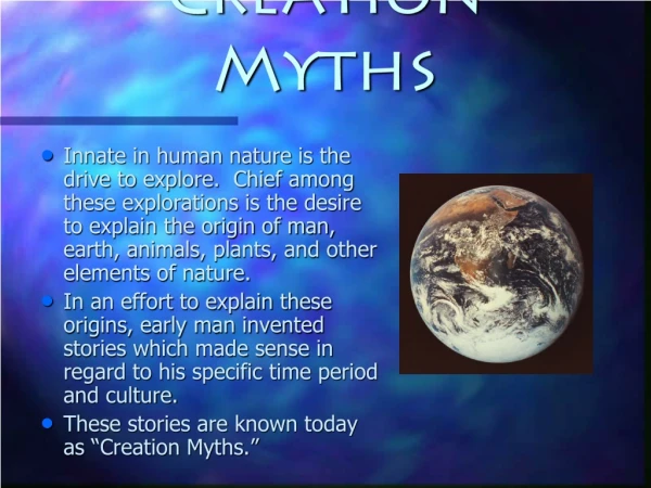 Creation Myths