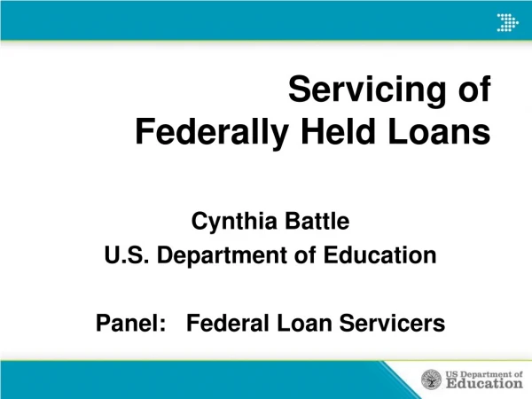 Servicing of  Federally Held Loans