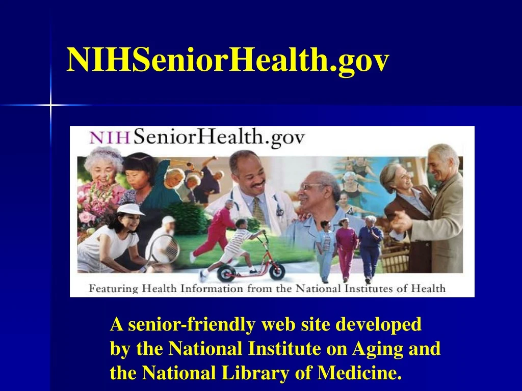 nihseniorhealth gov