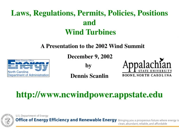 A Presentation to the 2002 Wind Summit
