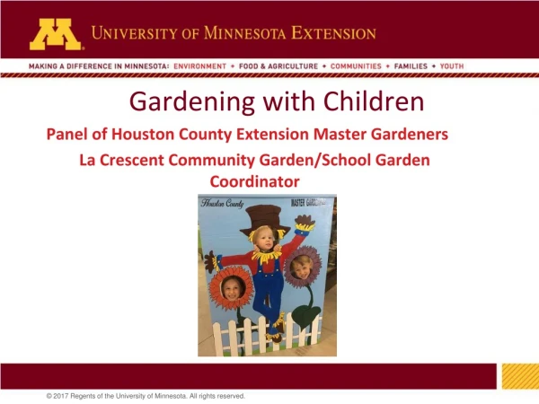 Gardening with Children