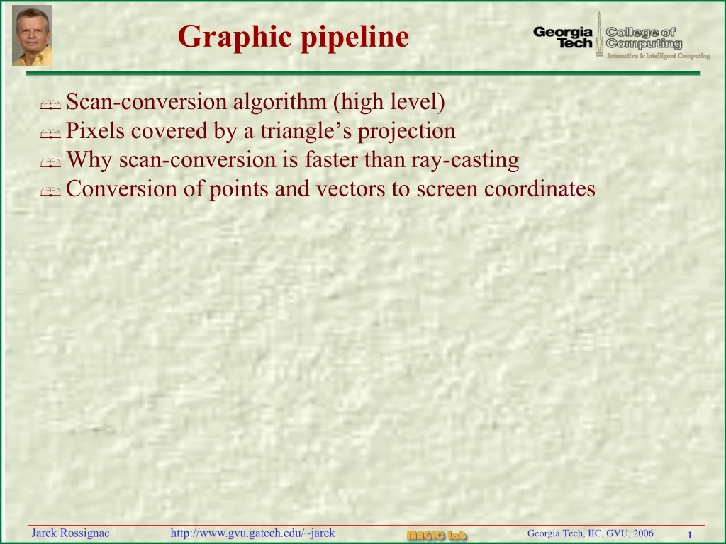 graphic pipeline