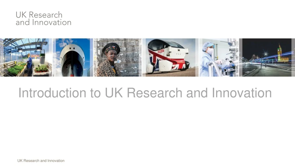 introduction to uk research and innovation