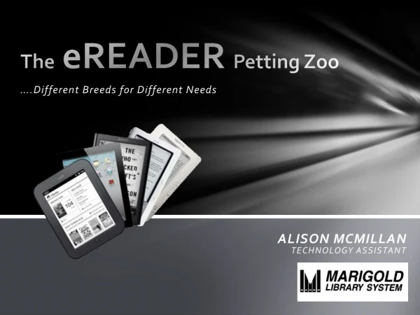 The eREADER Petting Zoo