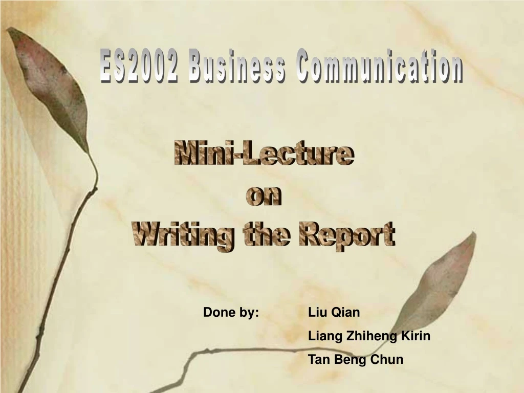 es2002 business communication
