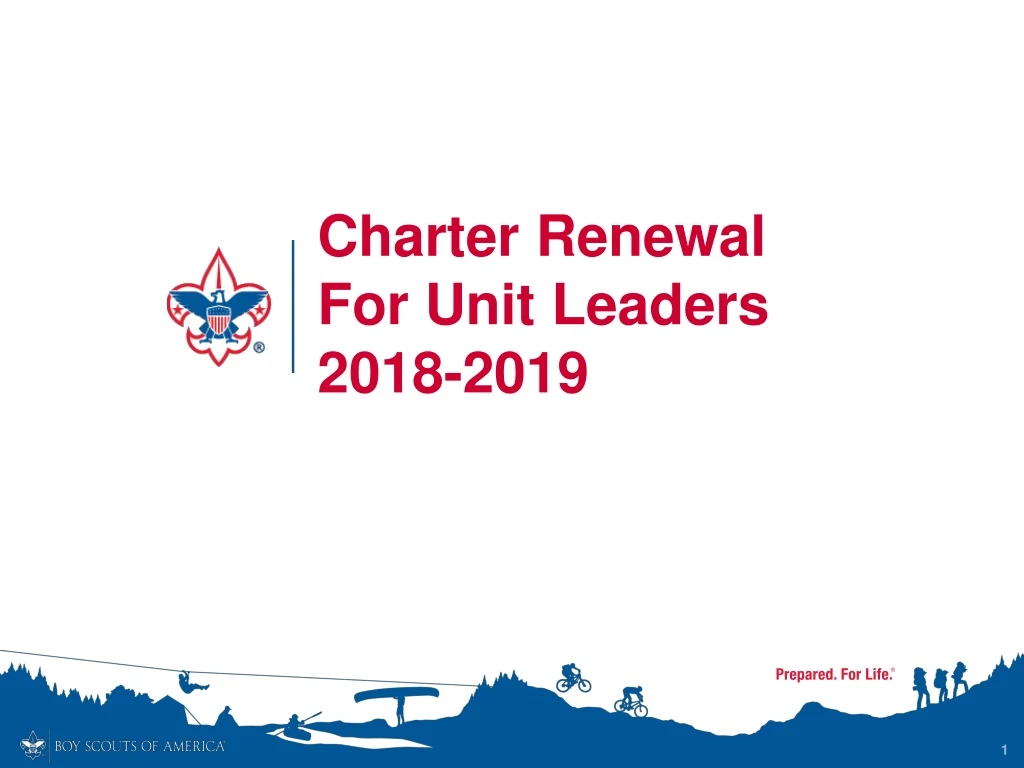 charter renewal for unit leaders 2018 2019