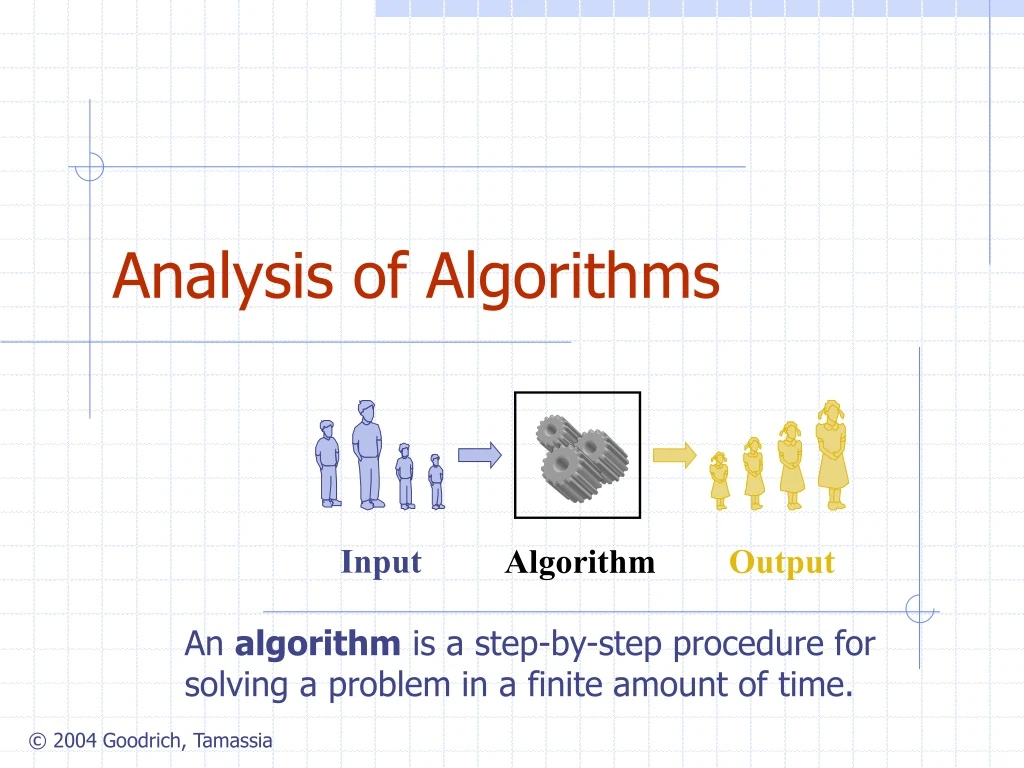 analysis of algorithms