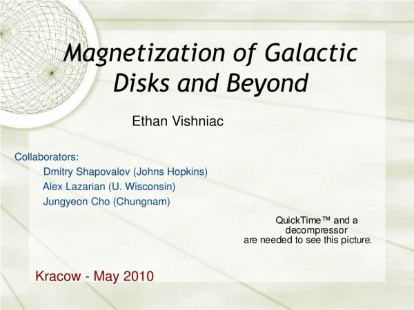 Magnetization of Galactic Disks and Beyond