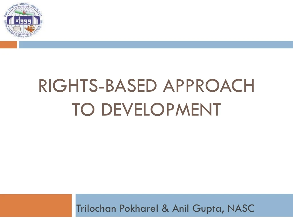 rights based approach to development