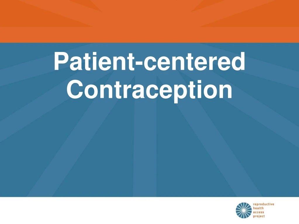 patient centered contraception