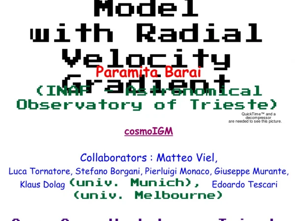 Exploring Galactic  Wind Model with Radial Velocity Gradient