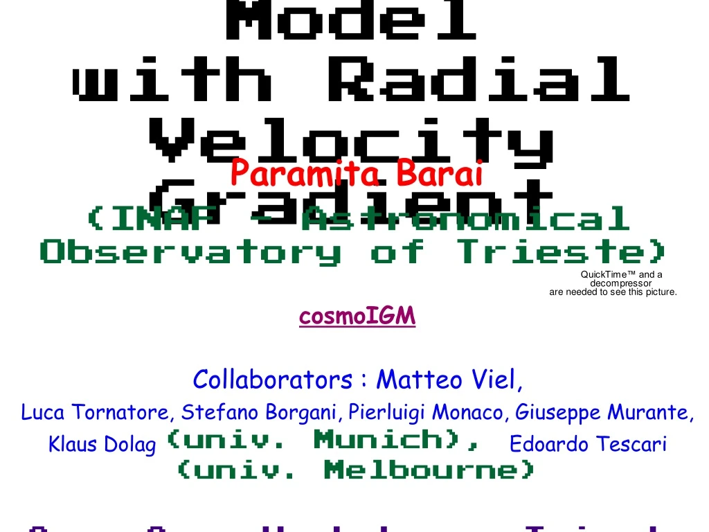 exploring galactic wind model with radial velocity gradient