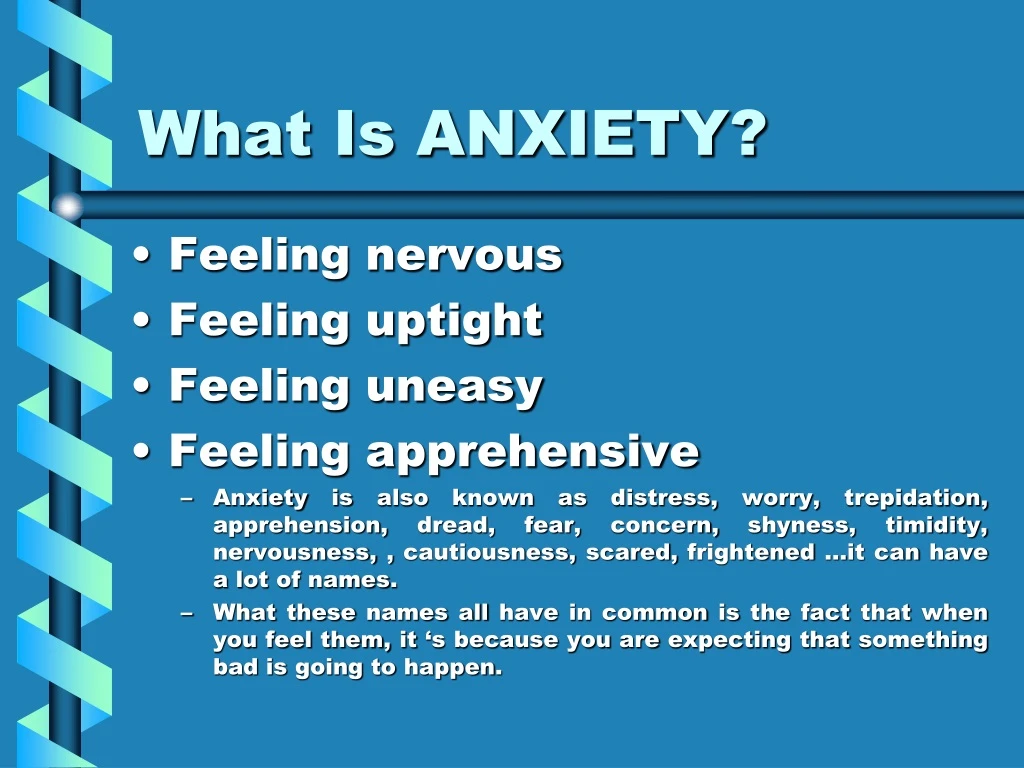 what is anxiety