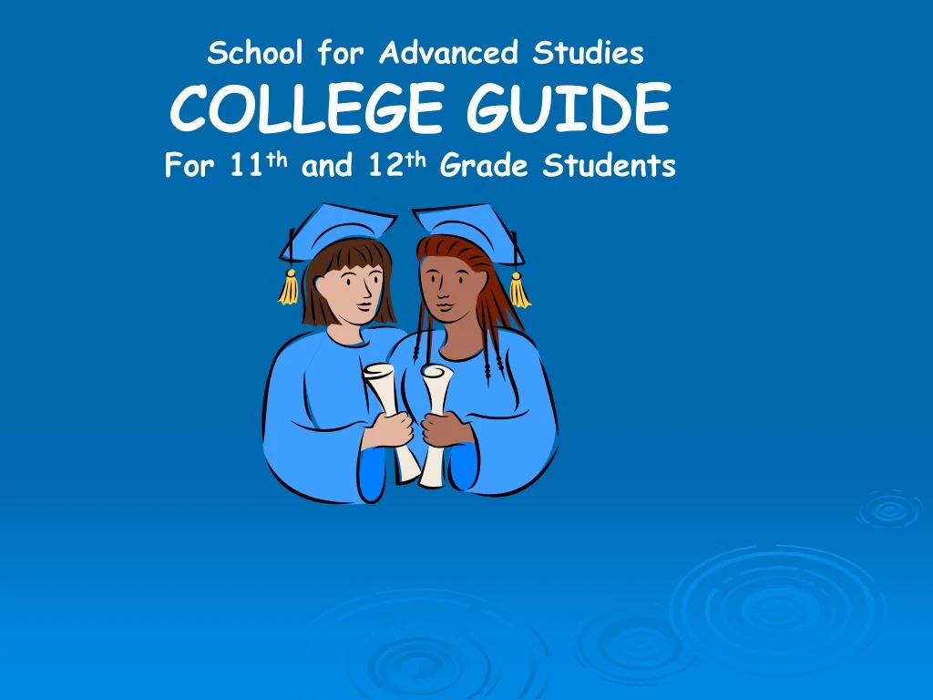 school for advanced studies college guide