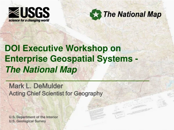 U.S. Department of the Interior U.S. Geological Survey