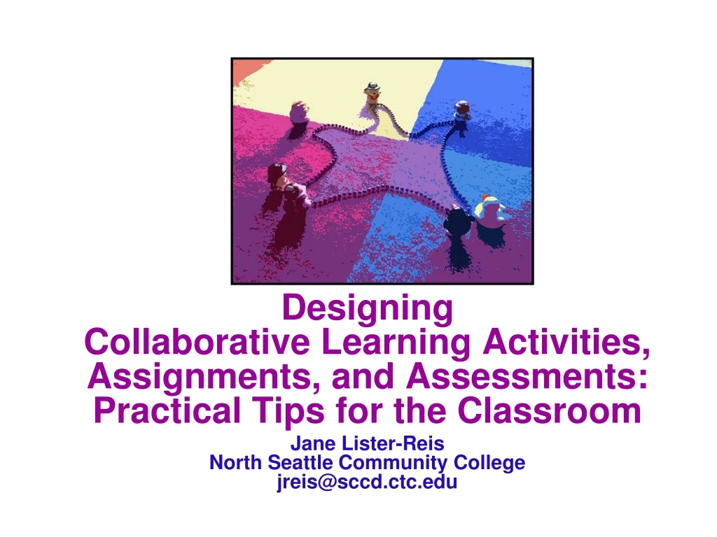 designing collaborative learning activities