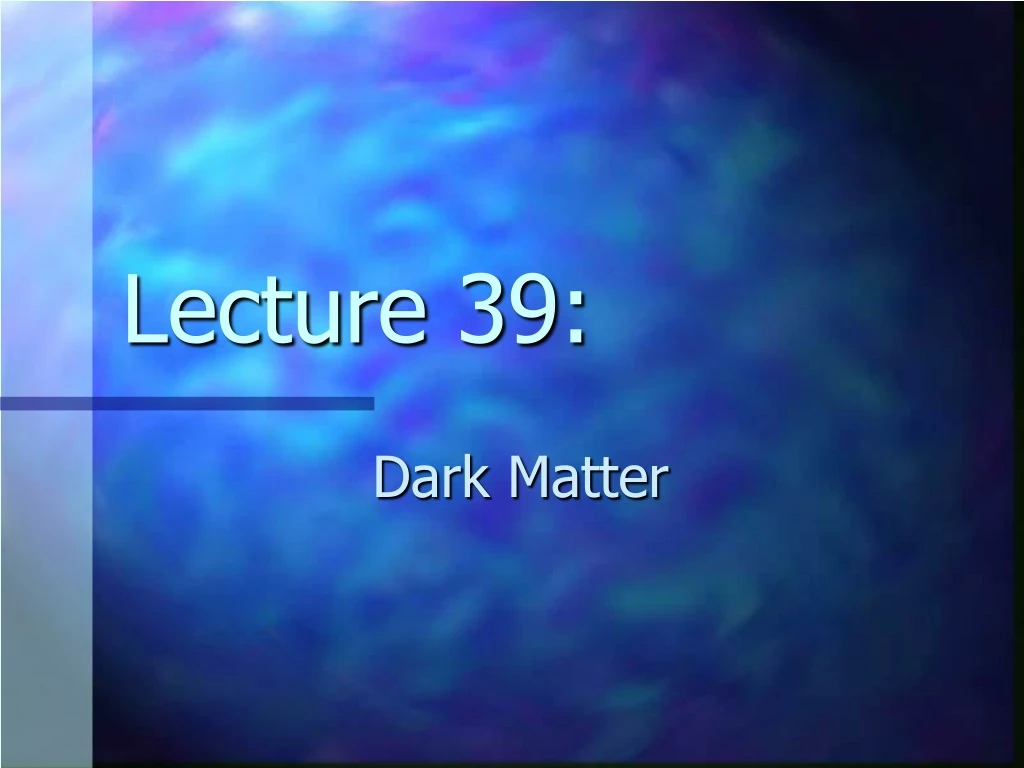 lecture 39