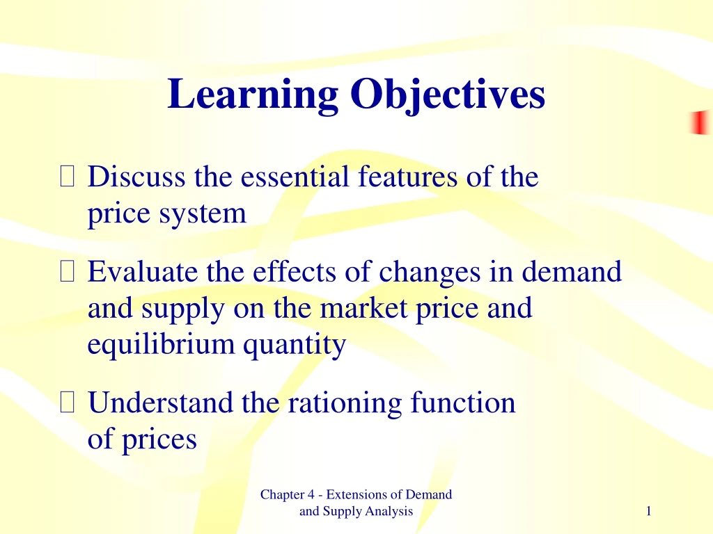 learning objectives