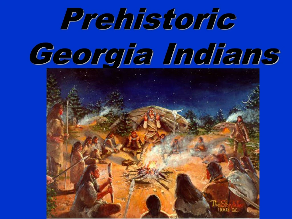 prehistoric georgia indians