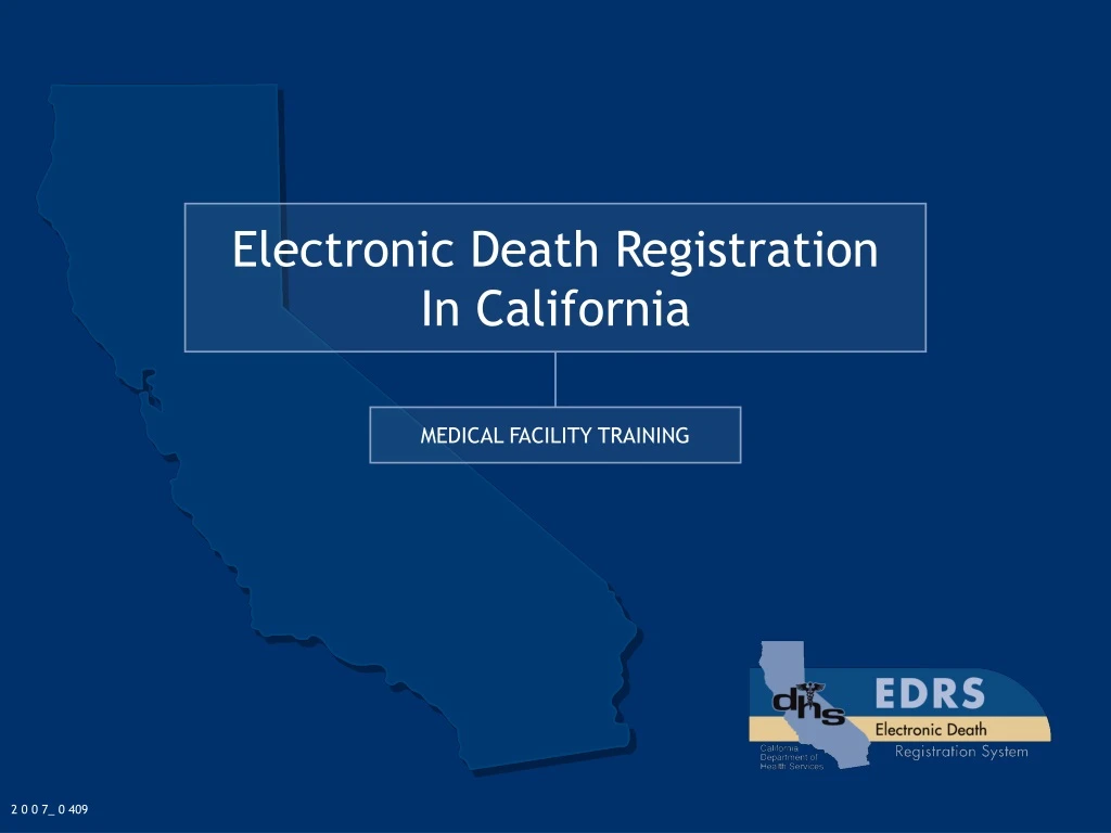 electronic death registration in california