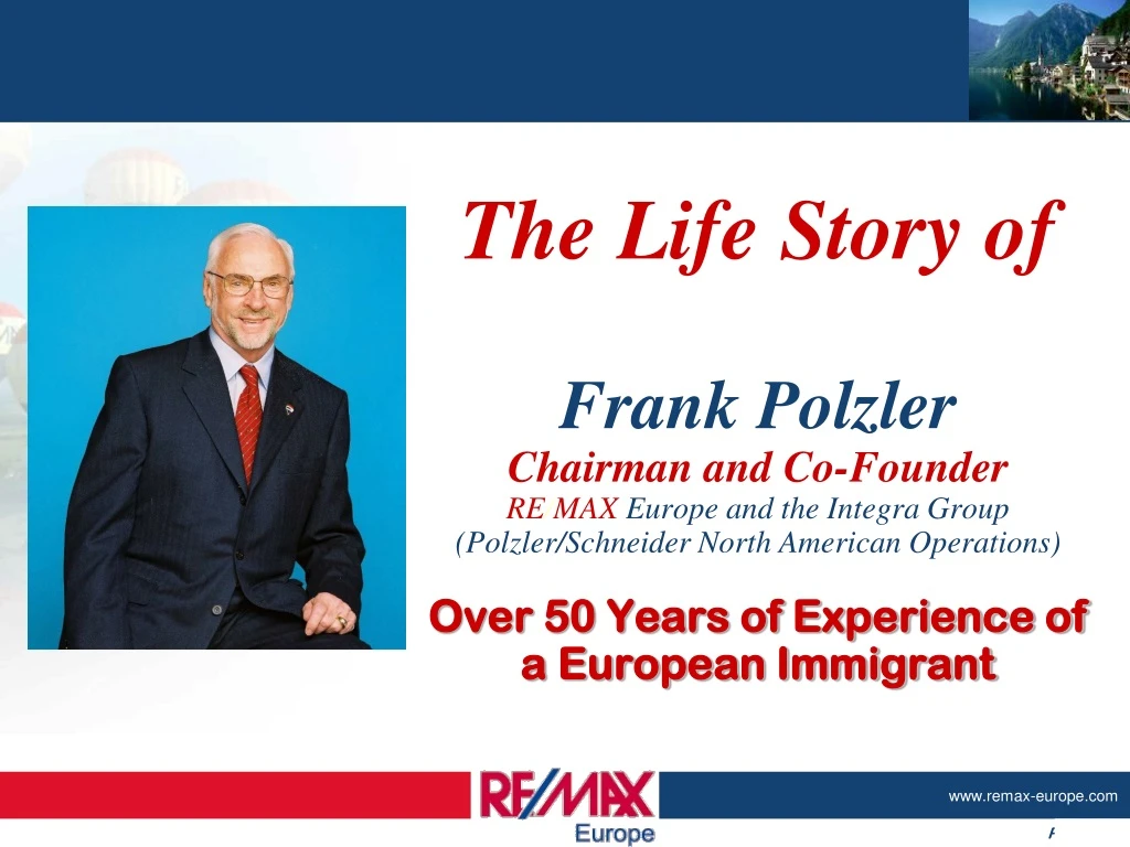 the life story of frank polzler chairman