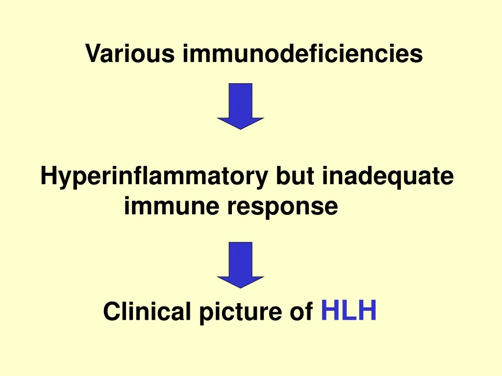 various immunodeficiencies hyperinflammatory