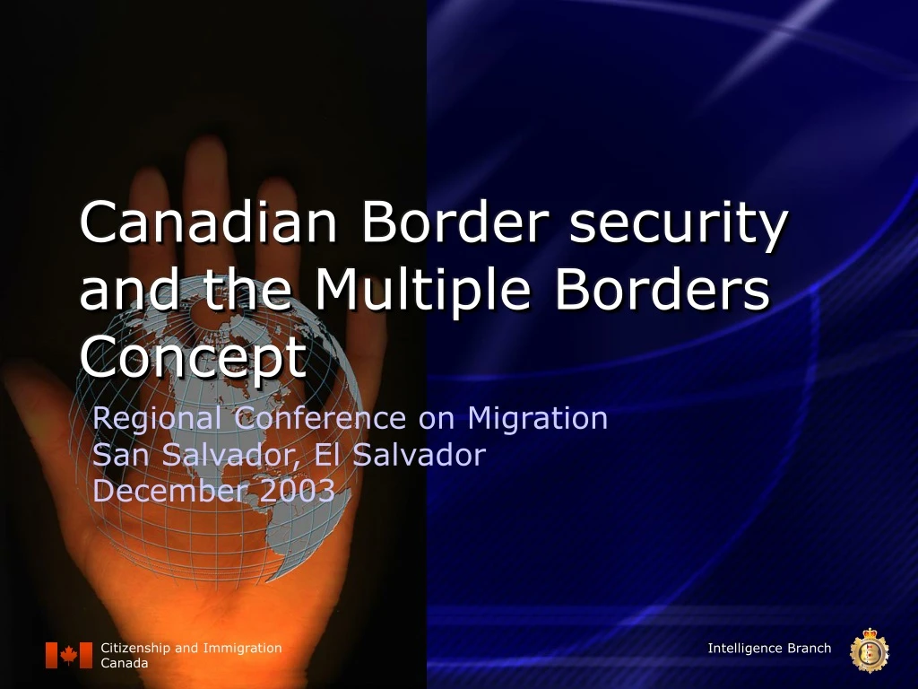 canadian border security and the multiple borders concept