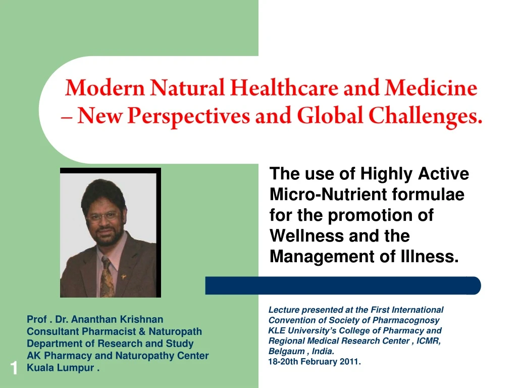 modern natural healthcare and medicine new perspectives and global challenges