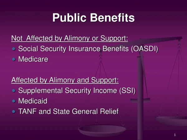 Public Benefits