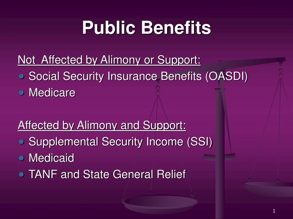 public benefits