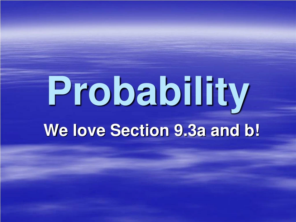 probability