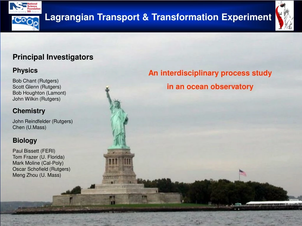 lagrangian transport transformation experiment