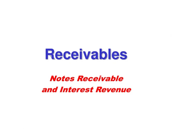 Receivables