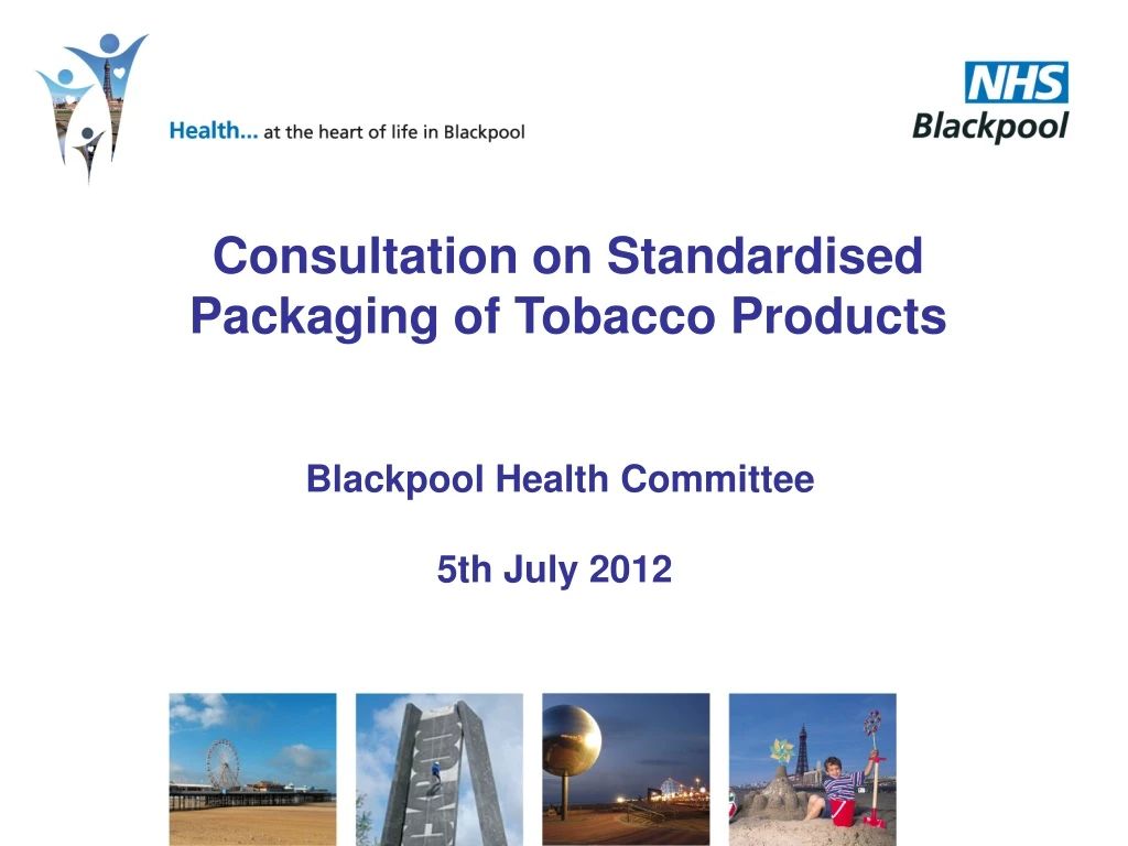 consultation on standardised packaging of tobacco