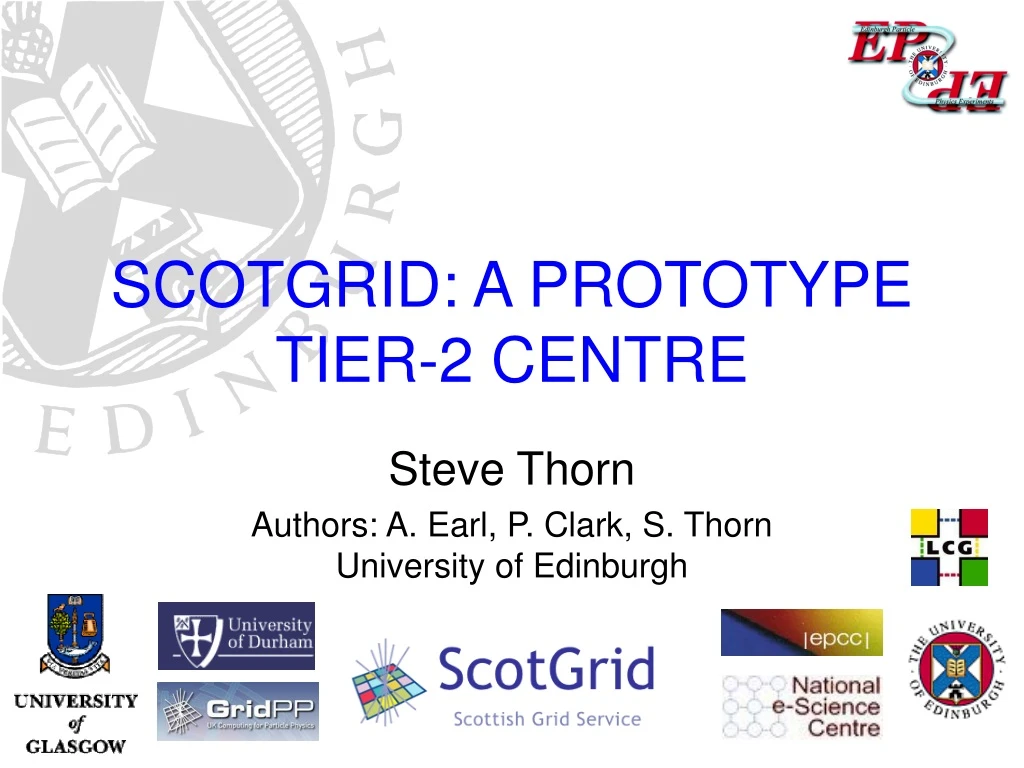 scotgrid a prototype tier 2 centre