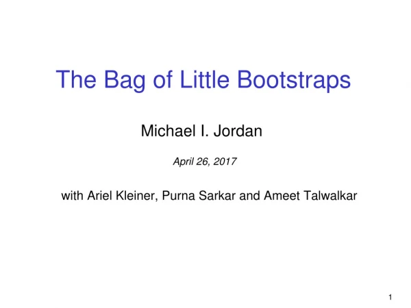 The Bag of Little Bootstraps