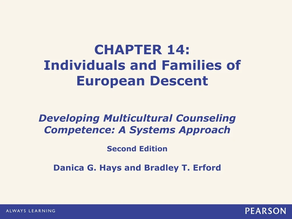 chapter 14 individuals and families of european descent