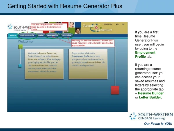 Getting Started with Resume Generator Plus