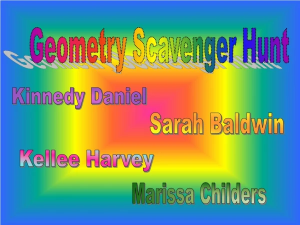 Geometry Scavenger Hunt