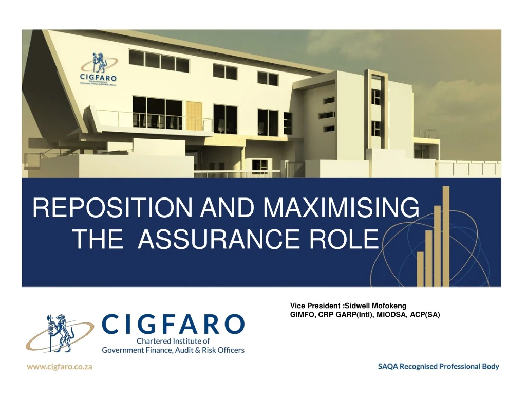 reposition and maximising the assurance role