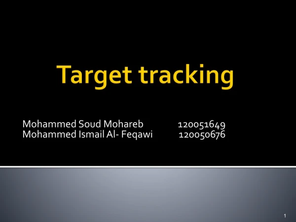 Target tracking