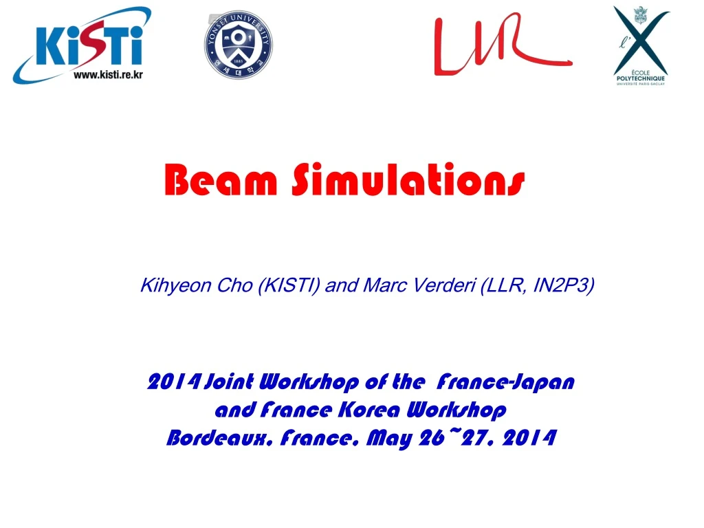 beam simulations